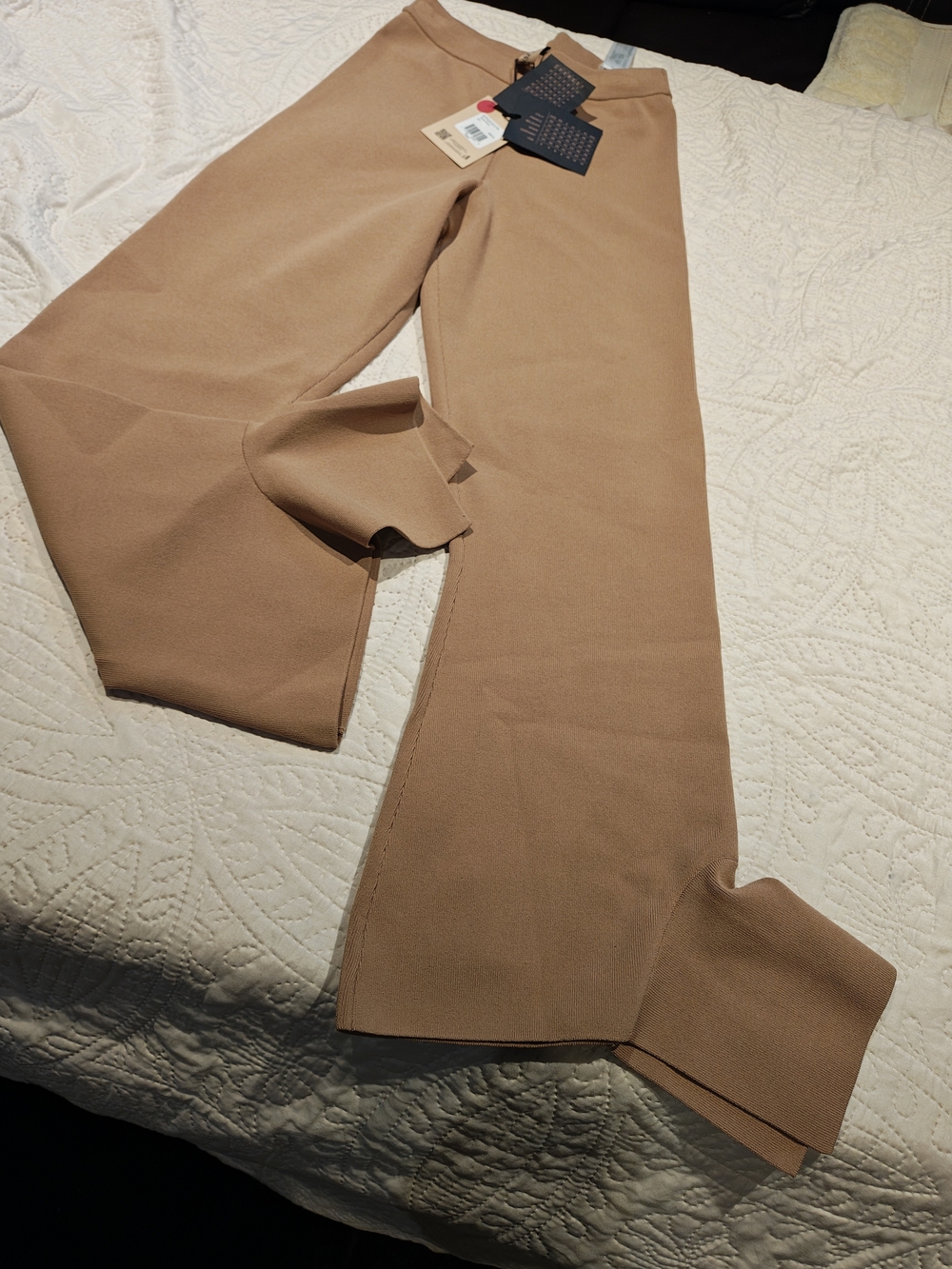 Twin-Set Camel Wide-Leg Women's Pants